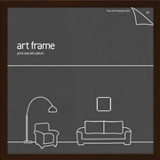 Buy Classic Frame - Rustic Oak - Fits 60x60cm Print