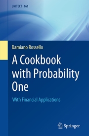 Buy A Cookbook With Probability One: With Financial Applications (Unitext, 161)