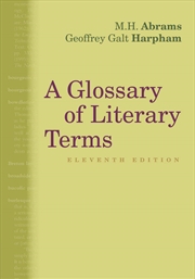 Buy A Glossary Of Literary Terms