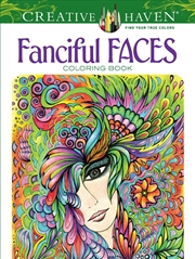 Buy Fanciful Faces Coloring Book (Creative Haven)