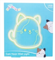 Buy Squishmallows Neon Wall Light - Cam The Cat