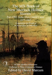 Buy The Mx Book Of New Sherlock Holmes Stories Some More Untold Cases Part Xxii: 1877-1887