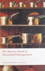 Buy Mrs Beeton'S Book Of Household Management: Abridged Edition (Oxford World'S Classics)