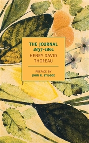 Buy The Journal Of Henry David Thoreau, 1837-1861 (New York Review Books Classics)