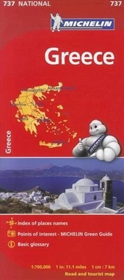 Buy Greece - Michelin National Map 737