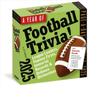 Buy Year of Football Trivia! Page-A-Day Calendar 2025