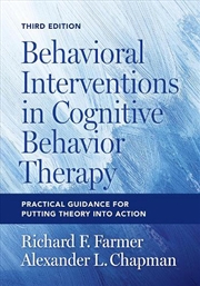 Buy Behavioral Interventions in Cognitive Behavior Therapy