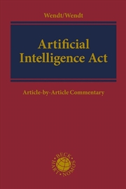 Buy Artificial Intelligence Act: Article-by-Article Commentary