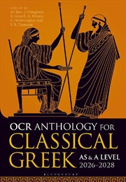 Buy Ocr Anthology For Classical Greek As And A Level: 2026-2028