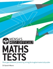 Buy Mensa's Most Difficult Maths T