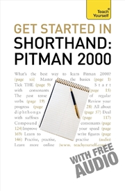 Buy Get Started In Shorthand: Pitm