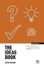 Buy Ideas Book: 60 Ways to Generate Ideas More Effectively