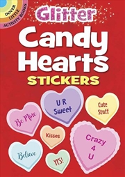 Buy Glitter Candy Hearts Stickers