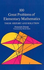 Buy 100 Great Problems of Elementary Mathematics