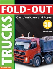 Buy Fold-Out Poster Sticker Book: Trucks