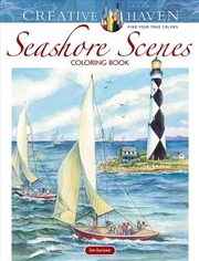 Buy Creative Haven Seashore Scenes Coloring Book