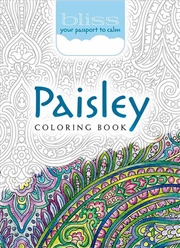 Buy BLISS Paisley Coloring Book