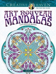 Buy Creative Haven Art Nouveau Mandalas Coloring Book