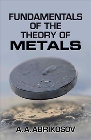 Buy Fundamentals of the Theory of Metals