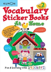 Buy Vocabulary Sticker Books: At Home