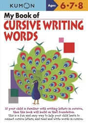Buy My Book of Cursive Writing: Words