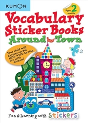 Buy Vocabulary Sticker Books: Around Town