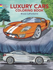 Buy Luxury Cars Coloring Book