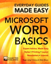 Buy Microsoft Word Basics: Everyday Guides Made Easy