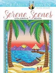 Buy Creative Haven Serene Scenes Coloring Book