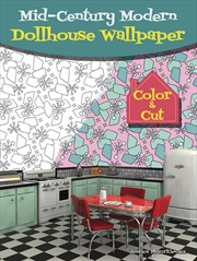Buy Mid-Century Modern Dollhouse Wallpaper