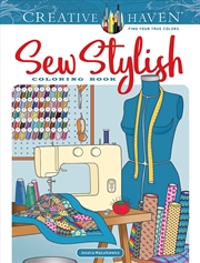 Buy Creative Haven Sew Stylish Coloring Book
