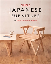 Buy Simple Japanese Furniture: 24 Mid-Century Projects For Your Home