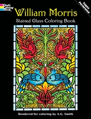 Buy William Morris Stained Glass Coloring Book