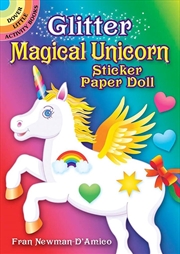 Buy Glitter Magical Unicorn Sticker Paper Doll