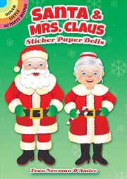 Buy Santa and Mrs. Claus Sticker Paper Dolls