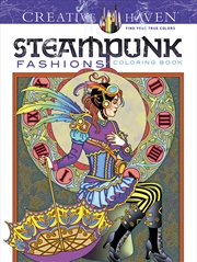 Buy Creative Haven Steampunk Fashions Coloring Book
