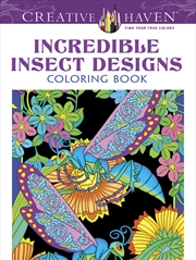 Buy Creative Haven Incredible Insect Designs Coloring Book