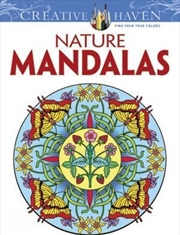Buy Creative Haven Nature Mandalas Coloring Book