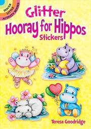 Buy Glitter Hooray for Hippos Stickers