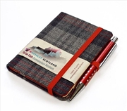 Buy Waverley S.T. (S) - Castle Grey Mini with Pen Pocket Genuine Tartan Cloth Commonplace Notebook