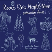 Buy Rosie Flo's Night-time Colouring Book - navy