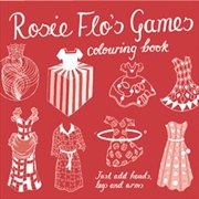 Buy Rosie Flo's Games Colouring Book - red