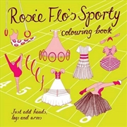 Buy Rosie Flo's Sporty Colouring Book - lime green