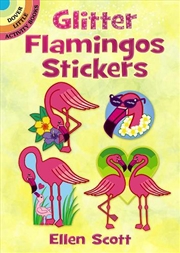 Buy Glitter Flamingos Stickers