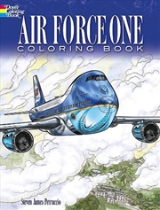 Buy Air Force One Coloring Book - Color Realistic Illustrations of this Famous Airplane!