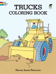 Buy Trucks Coloring Book