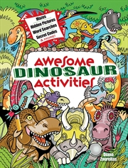 Buy Awesome Dinosaur Activities for Kids - Mazes, Hidden Pictures, Word Searches, Secret Codes, Spot the