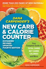 Buy Dana Carpender's New Carb and Calorie Counter