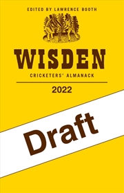 Buy Wisden Cricketers' Almanack 2022