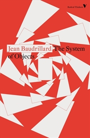 Buy The System Of Objects